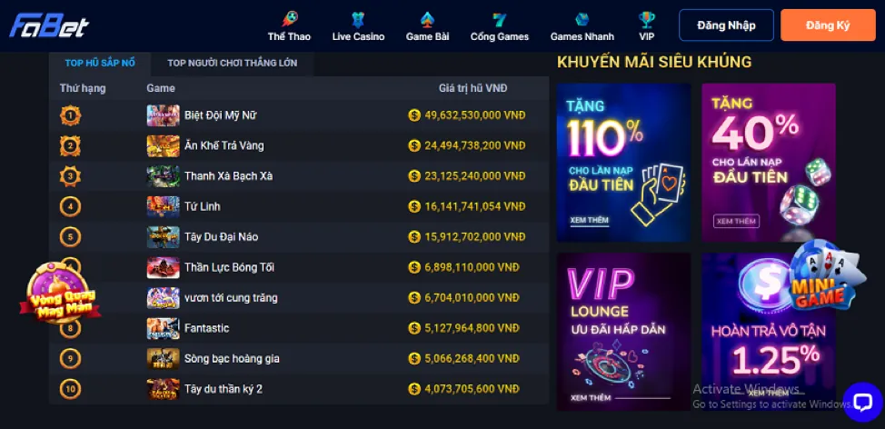 Hỗ trợ và bảo mật 97win